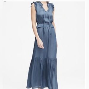 Banana Republic Soft Satin Maxi Dress Size 4